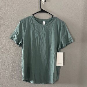 Lululemon Athletica Sage Green Crew Neck Tee